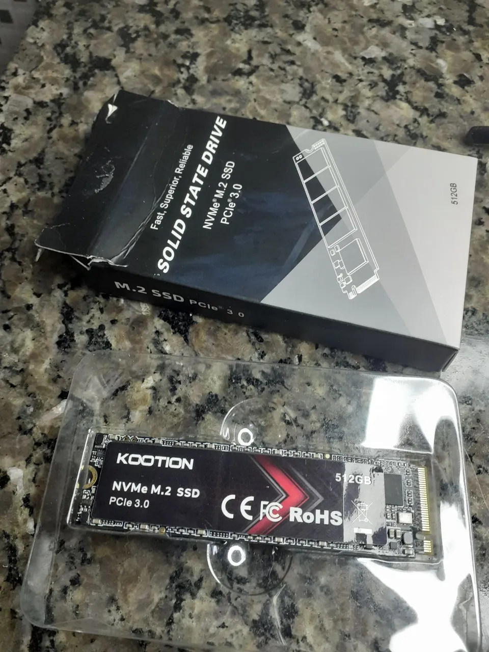Troco SSD NVMe M.2 512GB KOOTION PCIe 3.0 por SSD Sata 512 GB ou 1 TB