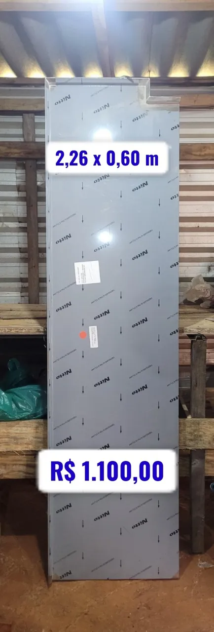 Tampo para bancada inox