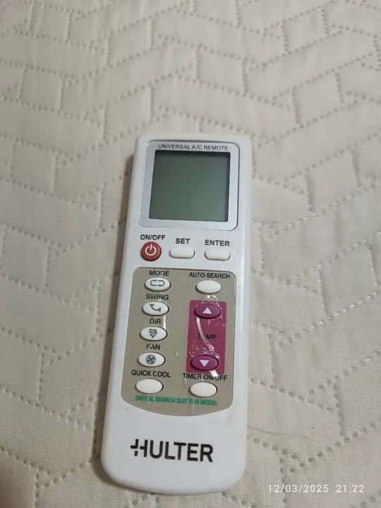 Controle Remoto hulterUniversal  modelo HT 110911A