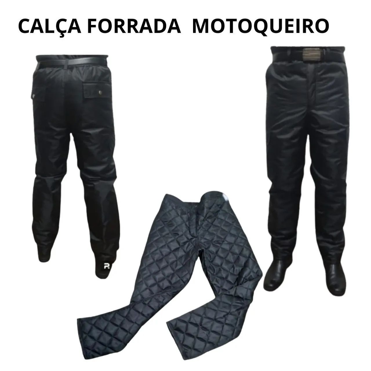 Calça Térmica Forrada Motoqueiro - Conforto e Proteção