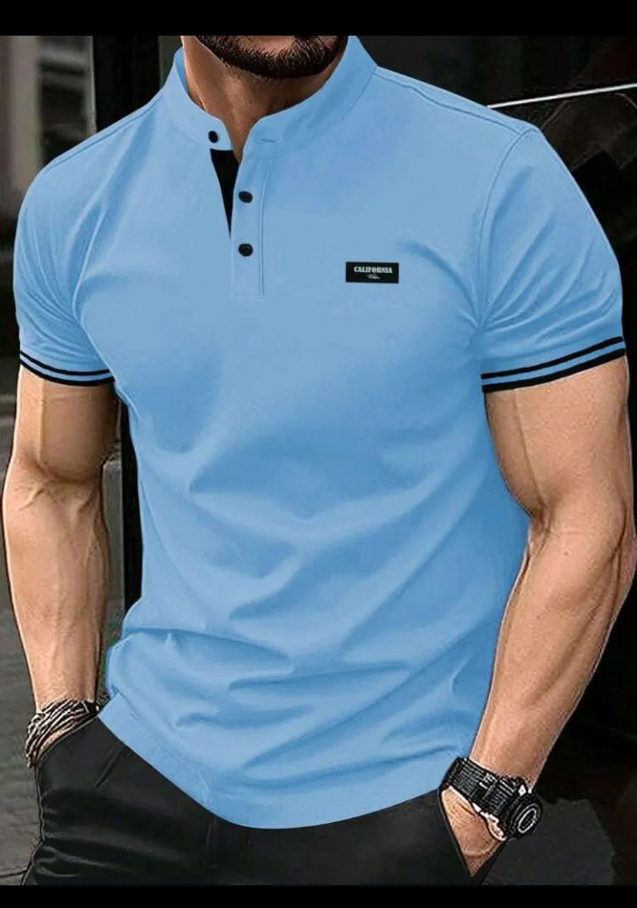Camisa Polo Masculina Azul - Estilo e Conforto