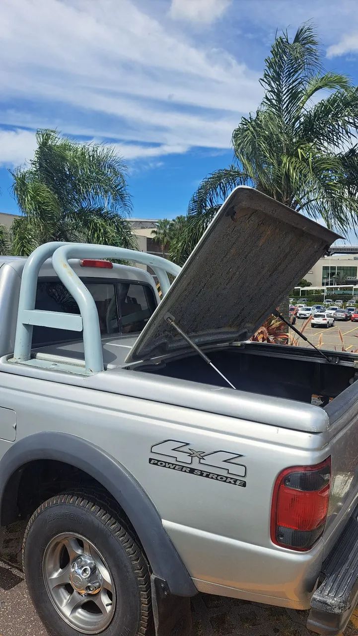 Capota fibra + santo antonio p/ ford ranger cabine dupla