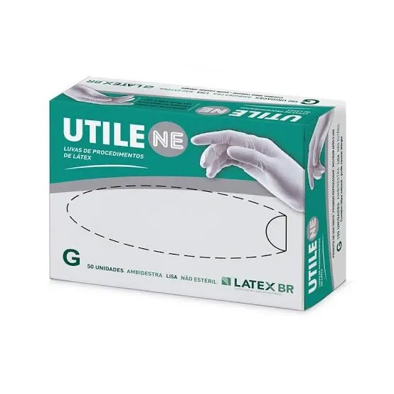 Luvas de Procedimentos de Látex Utile Ne