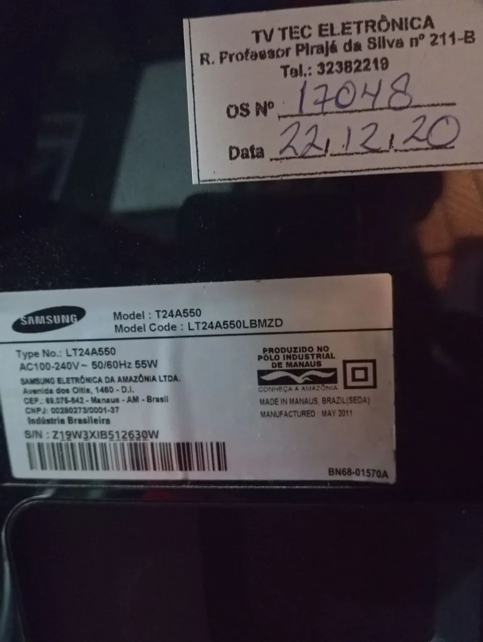 Tv Samsung 24 polegadas detalhes  - Foto 6