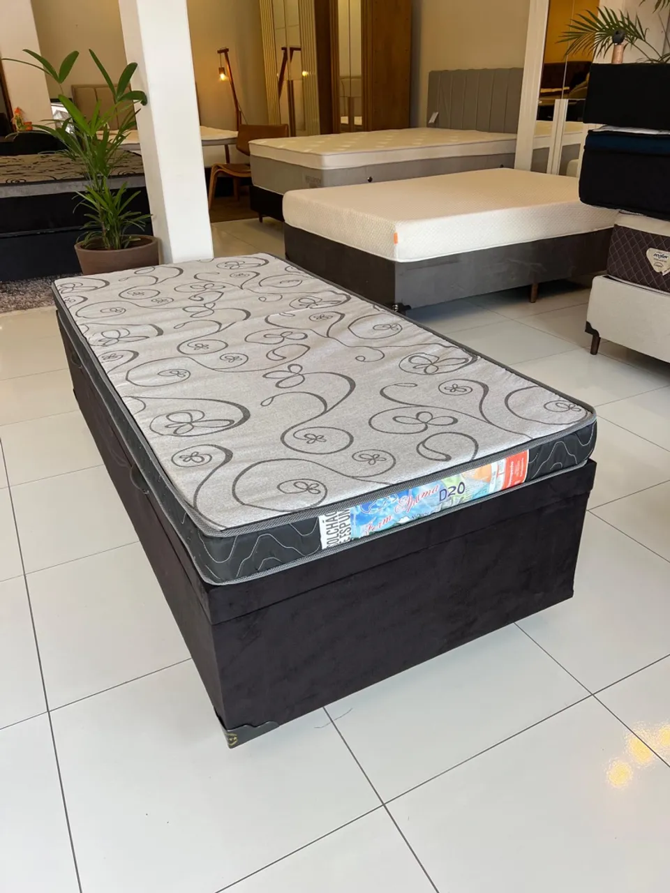 PROMOÇÃO Cama solteiro com base Baú - ENTREGO