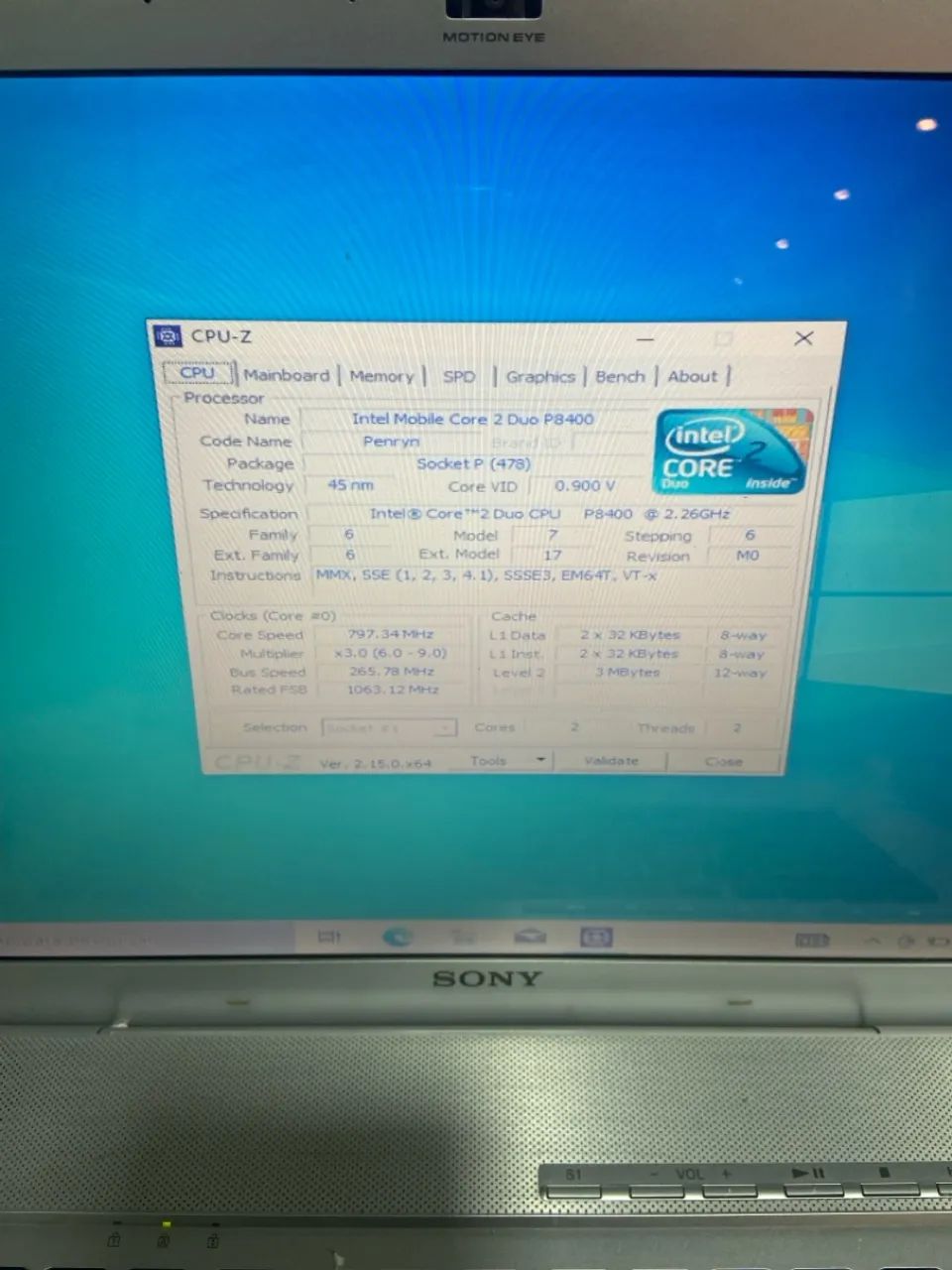 Notebook VAIO core 2 duo 4gb ?SEM HD? - Foto 2