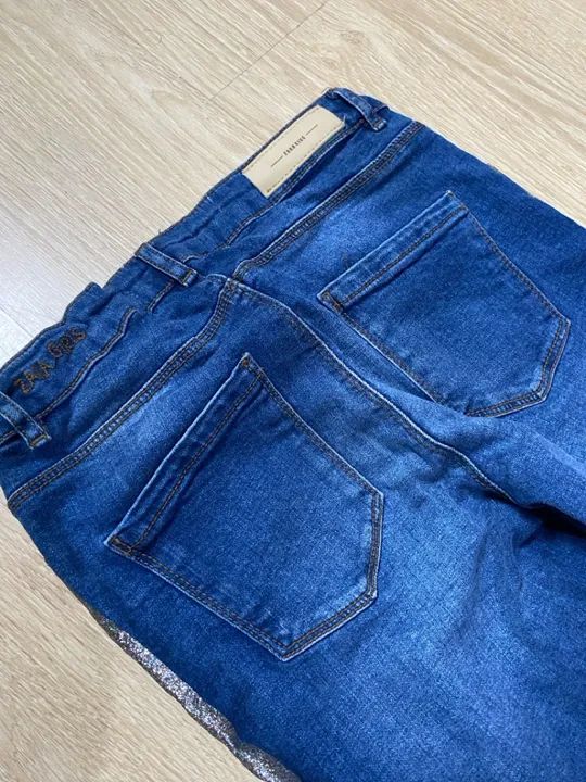 Calça jeans Zara infantil menina 11-12 - Foto 3