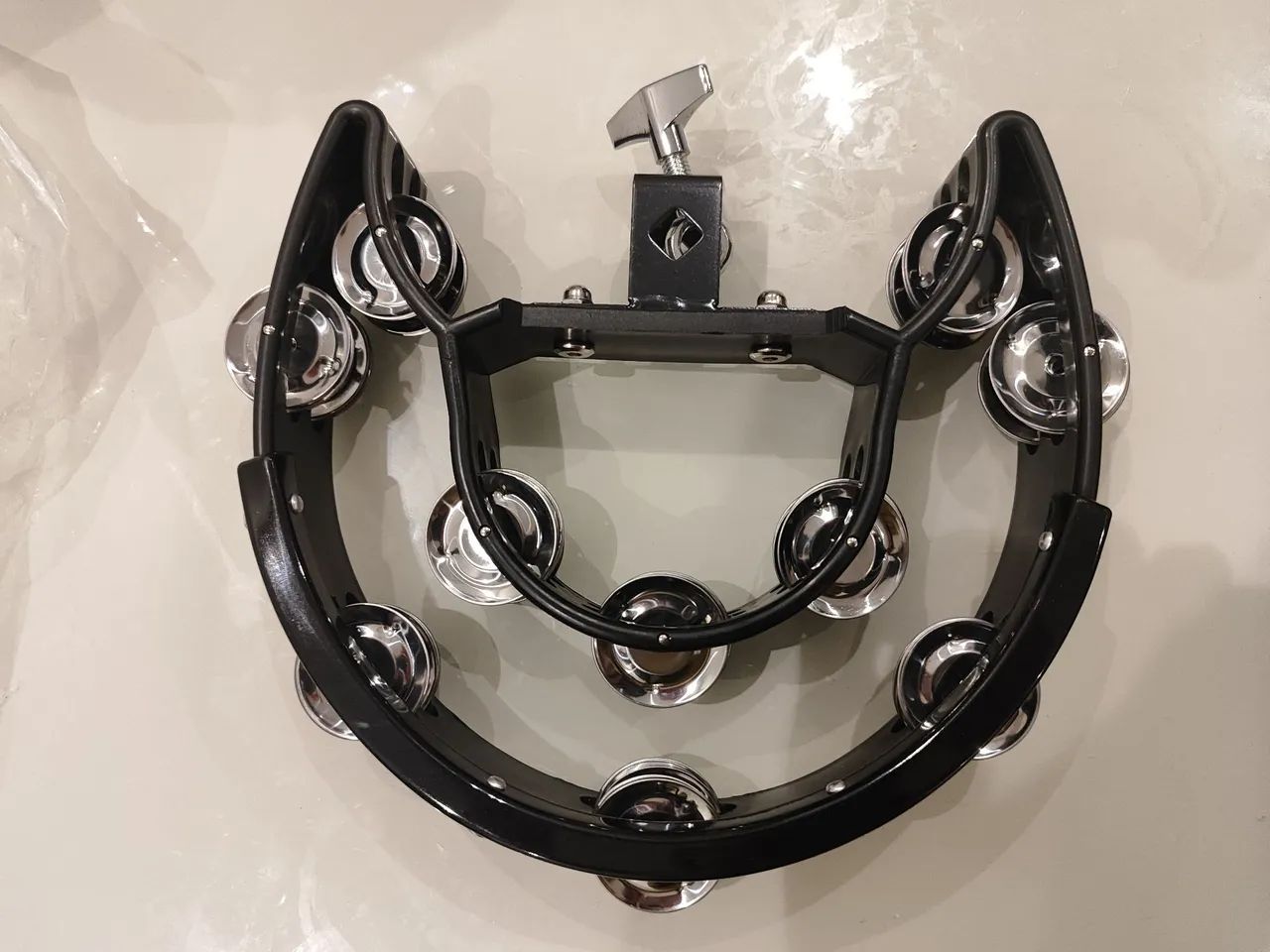 Meia-lua (pandeiro) com suporte  - Foto 3