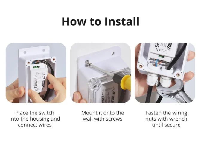 Sonoff Ip66 Case Basic Rf Pulse Waterproof Protection Box64529520669441124