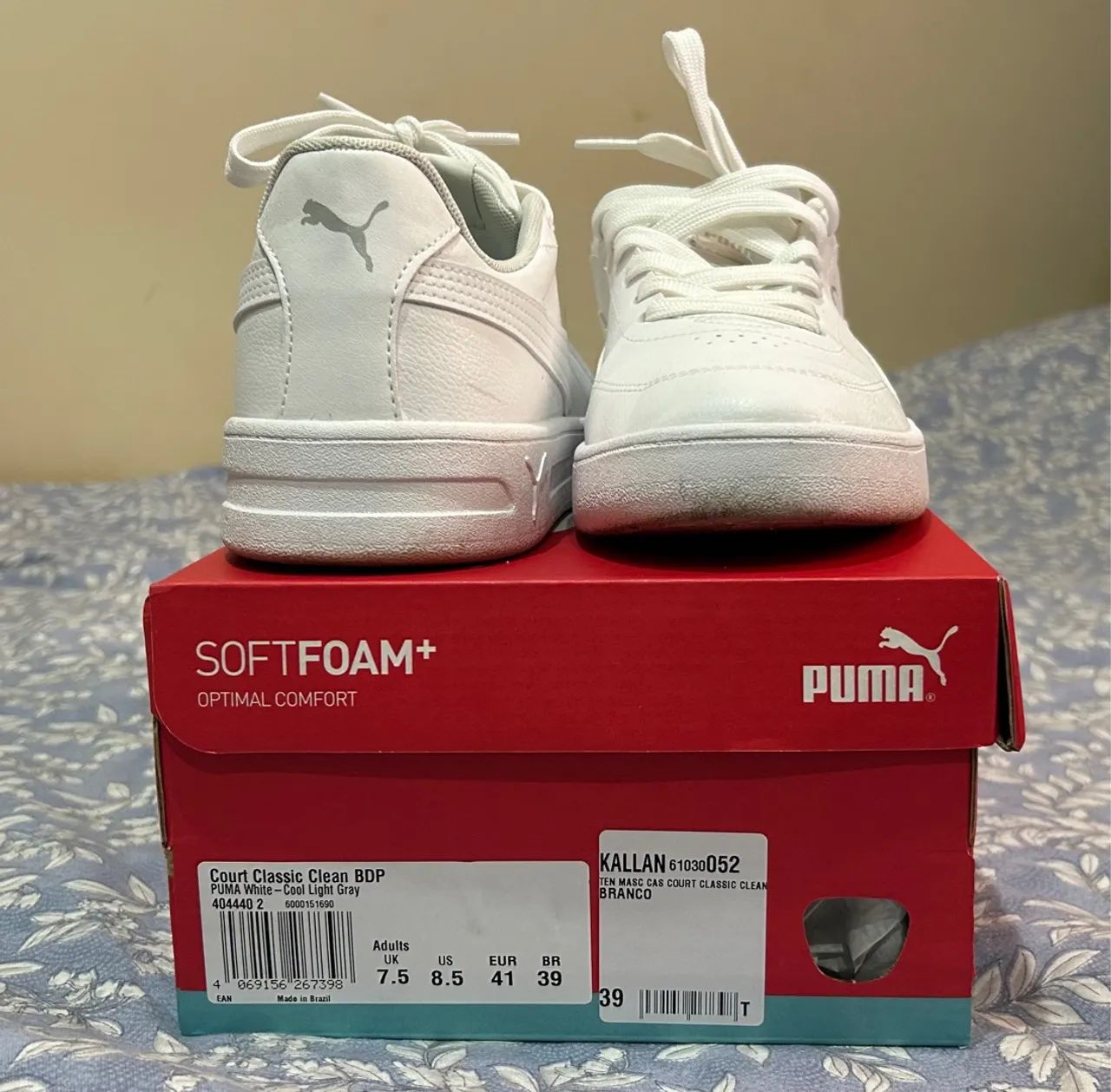 Tênis Puma Court Classic Branco 39 - Foto 2