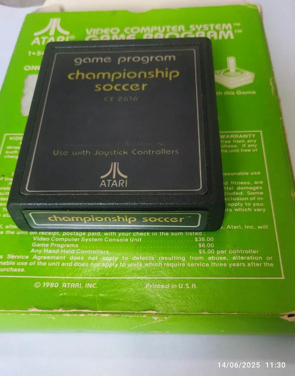 Championship Soccer - Atari - Special Edition - Foto 3