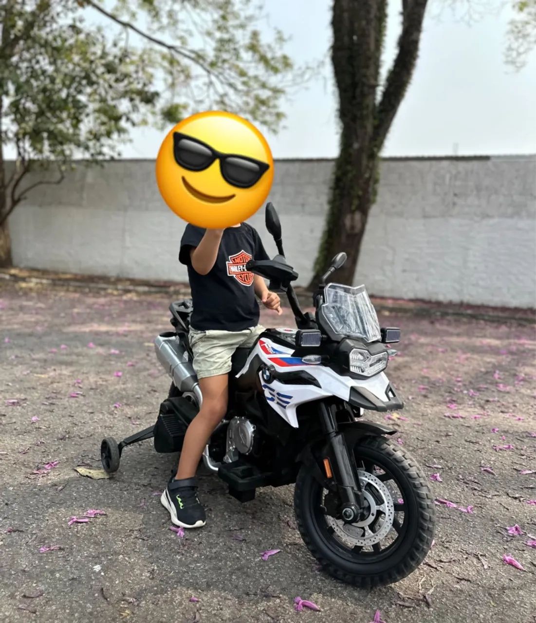 Moto Elétrica Infantil BMW GS850 - Aventura Garantida!