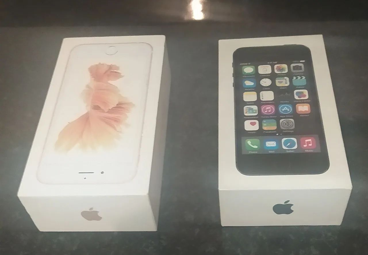 iPhone 2 CAIXAS  VAZIAS para iPhone - Só as caixas * Ver disponibilidade **