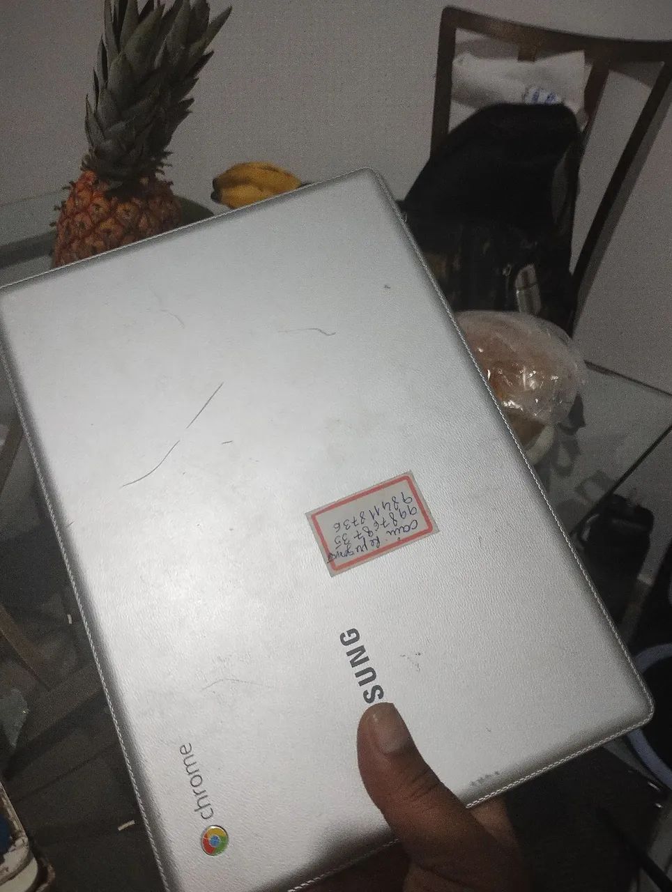 Samsung Chromebook placa queimada só para retirar peças 