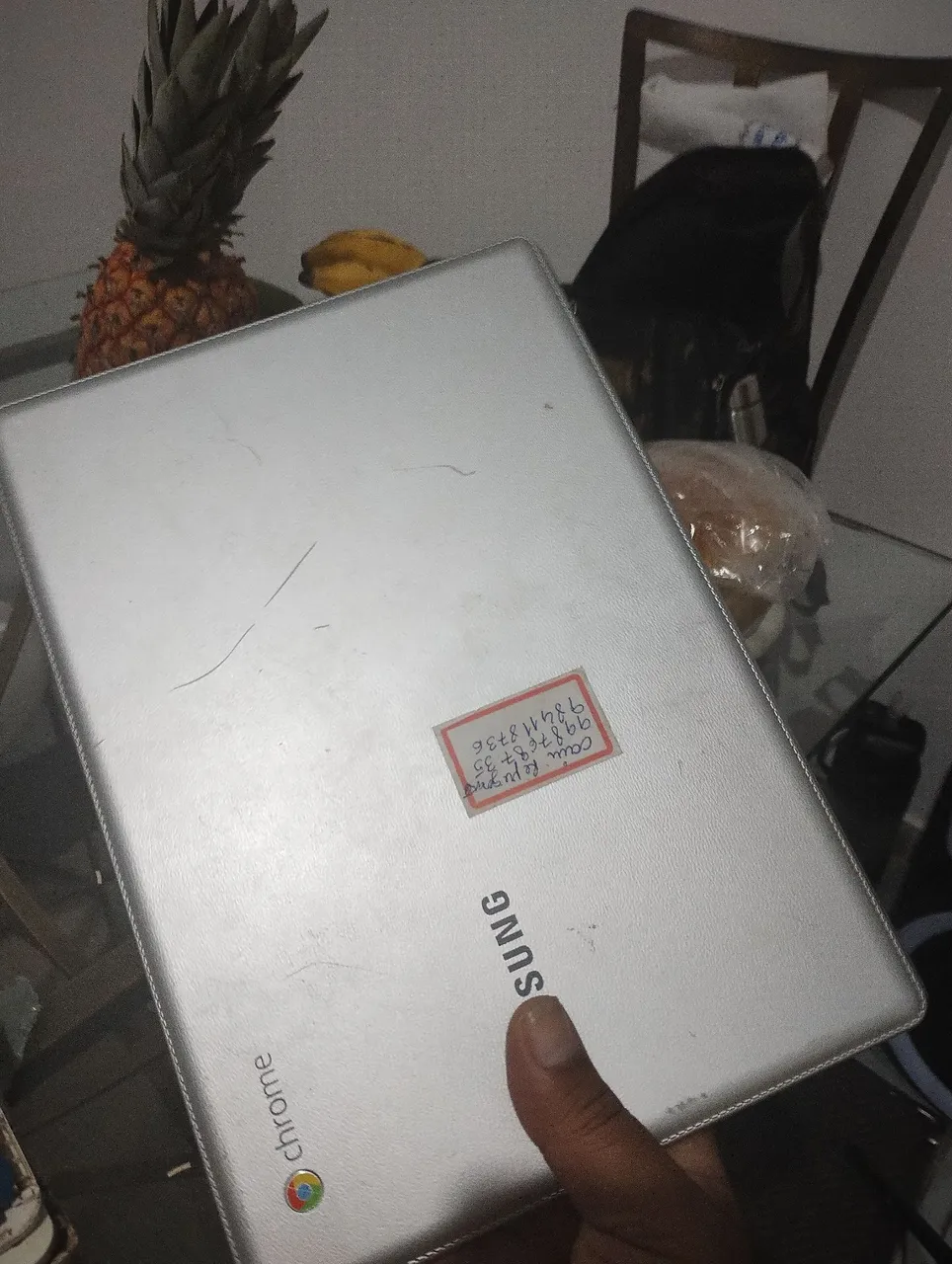Samsung Chromebook placa queimada só para retirar peças