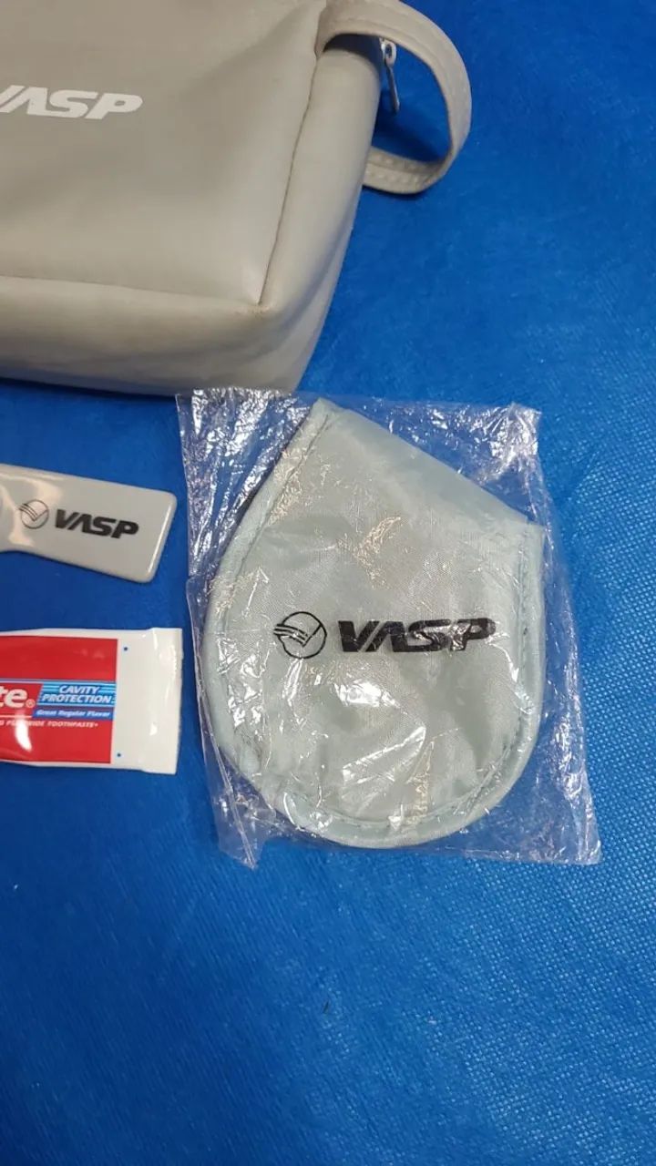Kit Necessaire VASP Antigo - Item de Colecionador - Foto 2