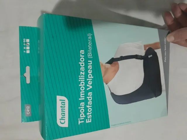 Tipóia imobilizadora estofada marca Chantal tamanho G nunca usada - Foto 2