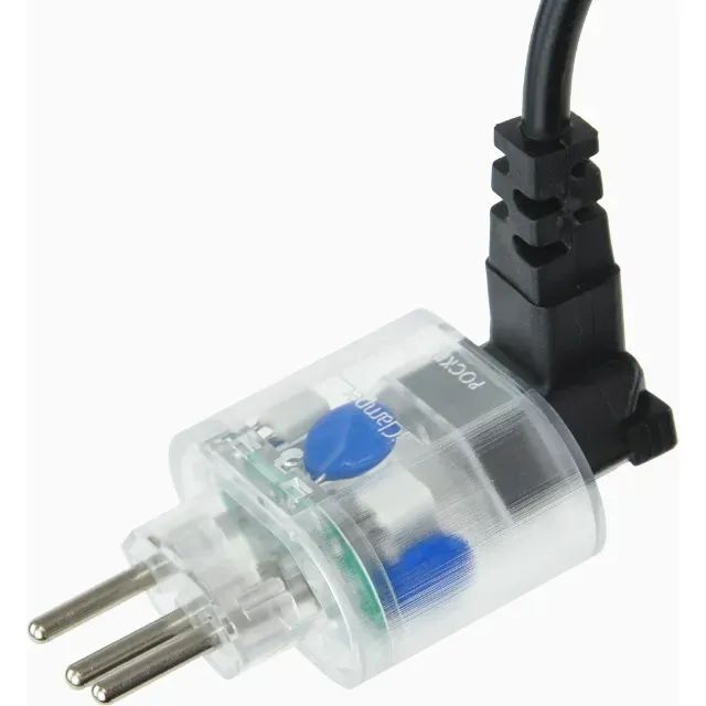 Protetor Contra Surtos DPS Clamper Transparente 1 Tomada Pocket 3P - WZetta - Foto 3