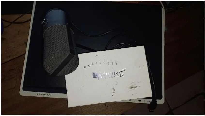 Microfone condensador Fifine K669 Usb Com Tripé - Foto 6