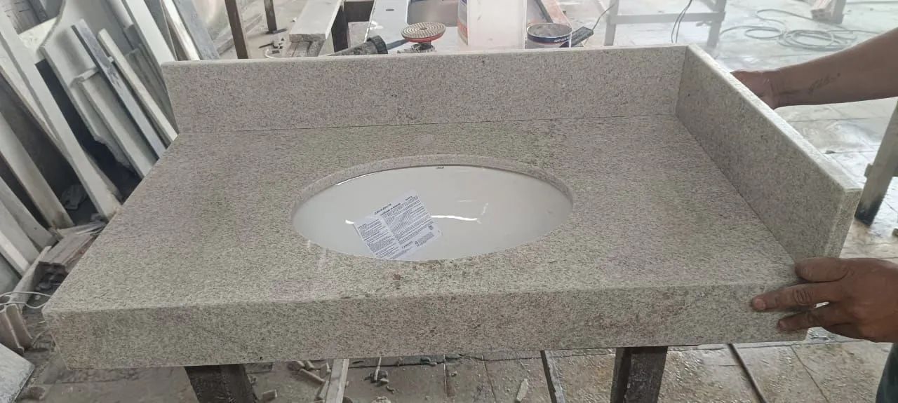 Cuba e bancada de mármore sob medida - Foto 4