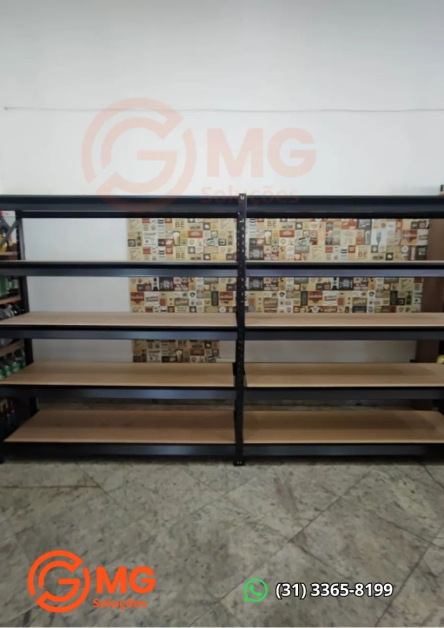 Prateleira Expositora para Estoque - Mini Porta Pallet