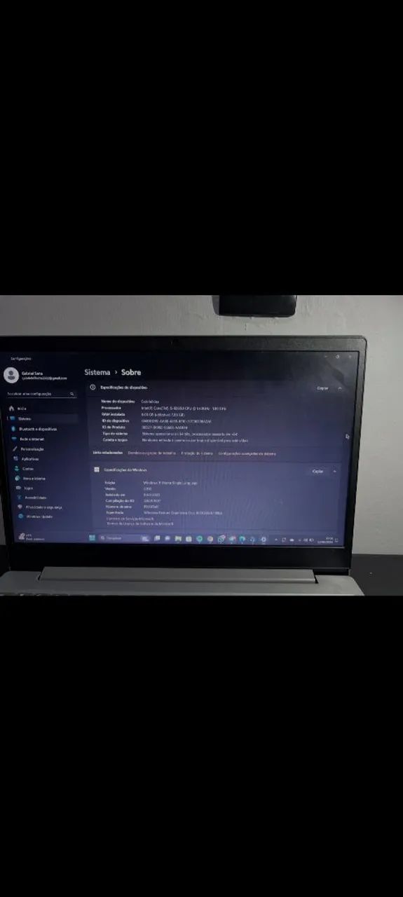 Notebook Lenovo Cinza - Tela Incrível e Desempenho! - Foto 2