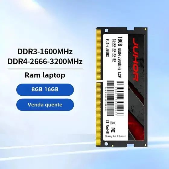 JUHOR DDR4 16GB 3200MHz Notebook RAM Memory64308007424130122