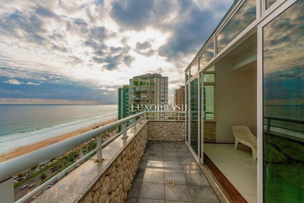 Cobertura frente mar à venda, 369 m² por R$ 3.370.000 - Barra da Tijuca - Rio de Janeiro/R