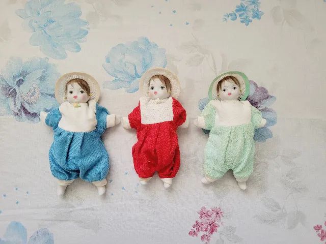 3 Bonecas de Porcelana Antigas