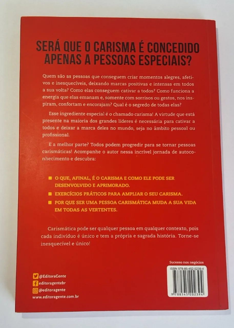 Livro O Poder Do Carisma: Conquiste E Influencie Pessoas Sendo Você Mesmo - Foto 2