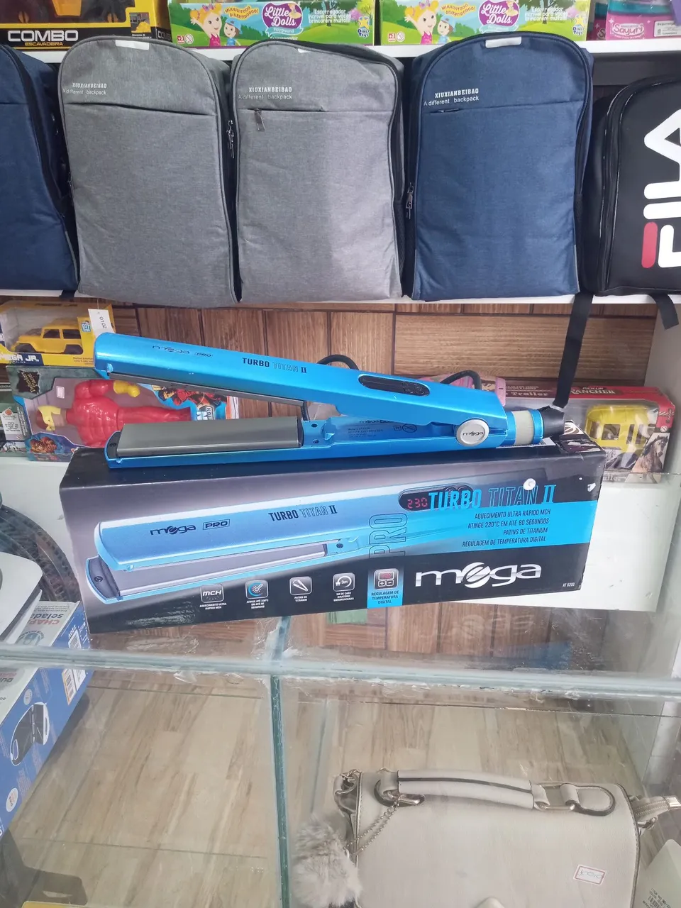 Prancha de Cabelo Mega Turbo Titan II