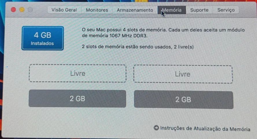 Mac Apple (2009) - Core 2 Duo 3.6GHz | 4GB RAM | macOS High Sierra - Perfeita Condição - Foto 5