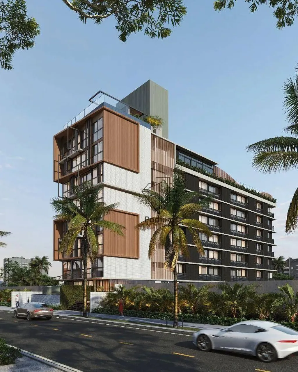 Flats térreo com Jacuzzi privativa a 270m da praia do Bessa no Jardim Oceania. - FL0284.