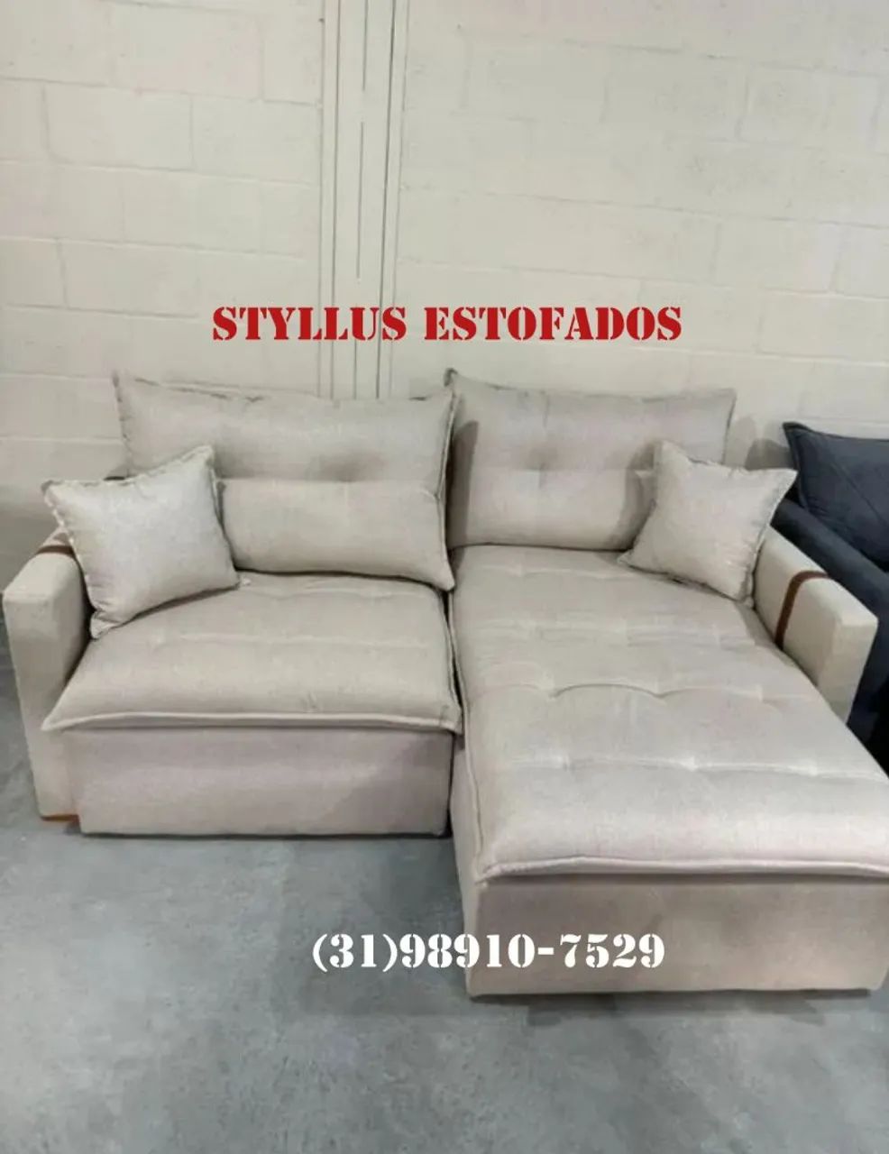 Sofá Cama Retrátil - sem caixa 