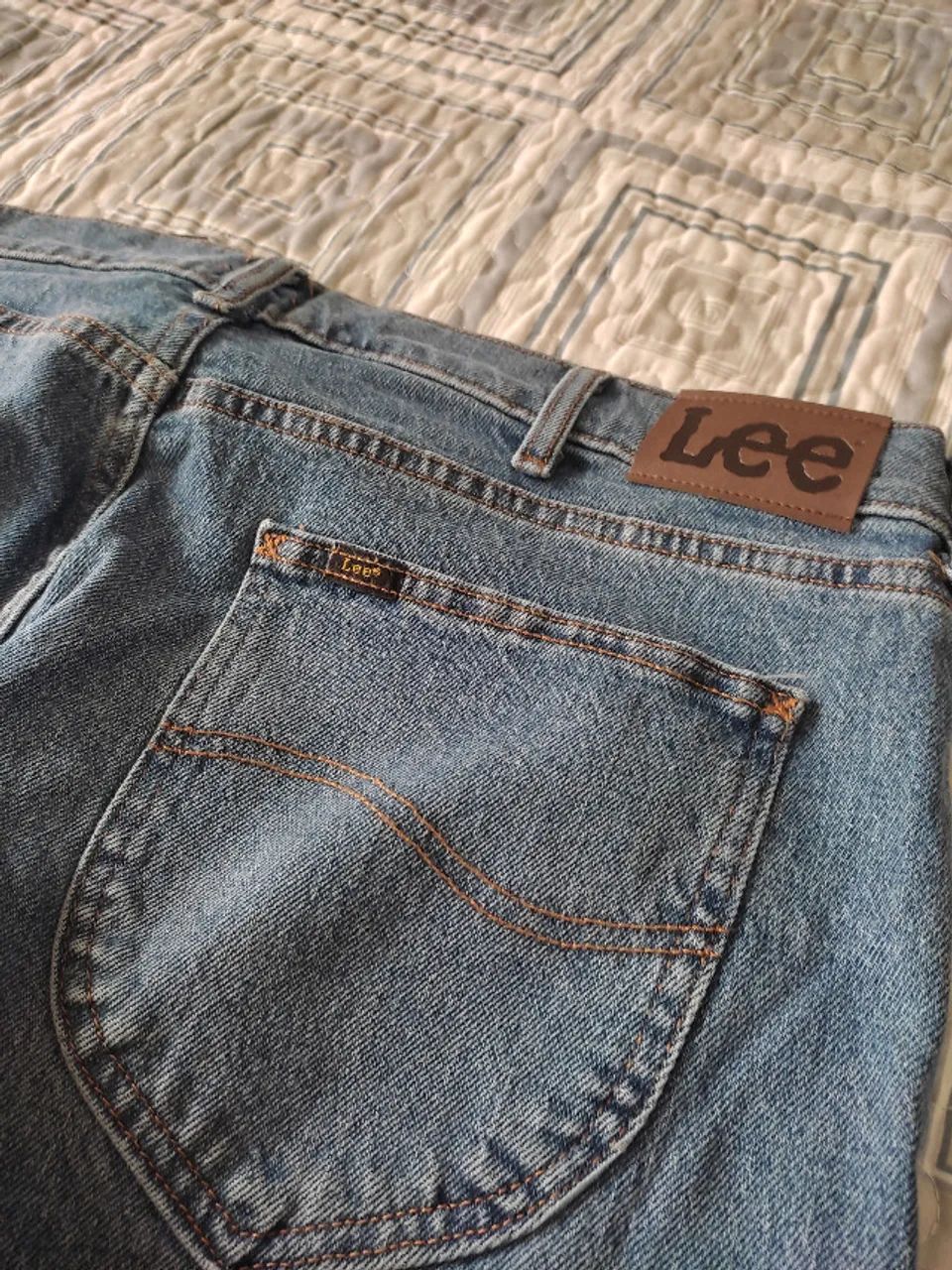 Calça Jeans Maculina NOVA IMPORTADA - LEE - RETA SLIM  - Foto 5