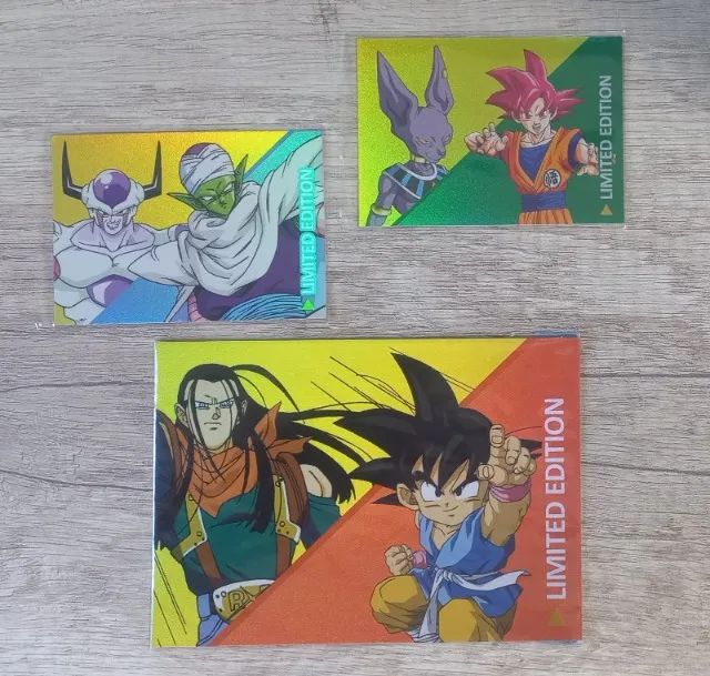 3 Cards Dragon Ball Universal - LIMITED EDITION - Editora Panini