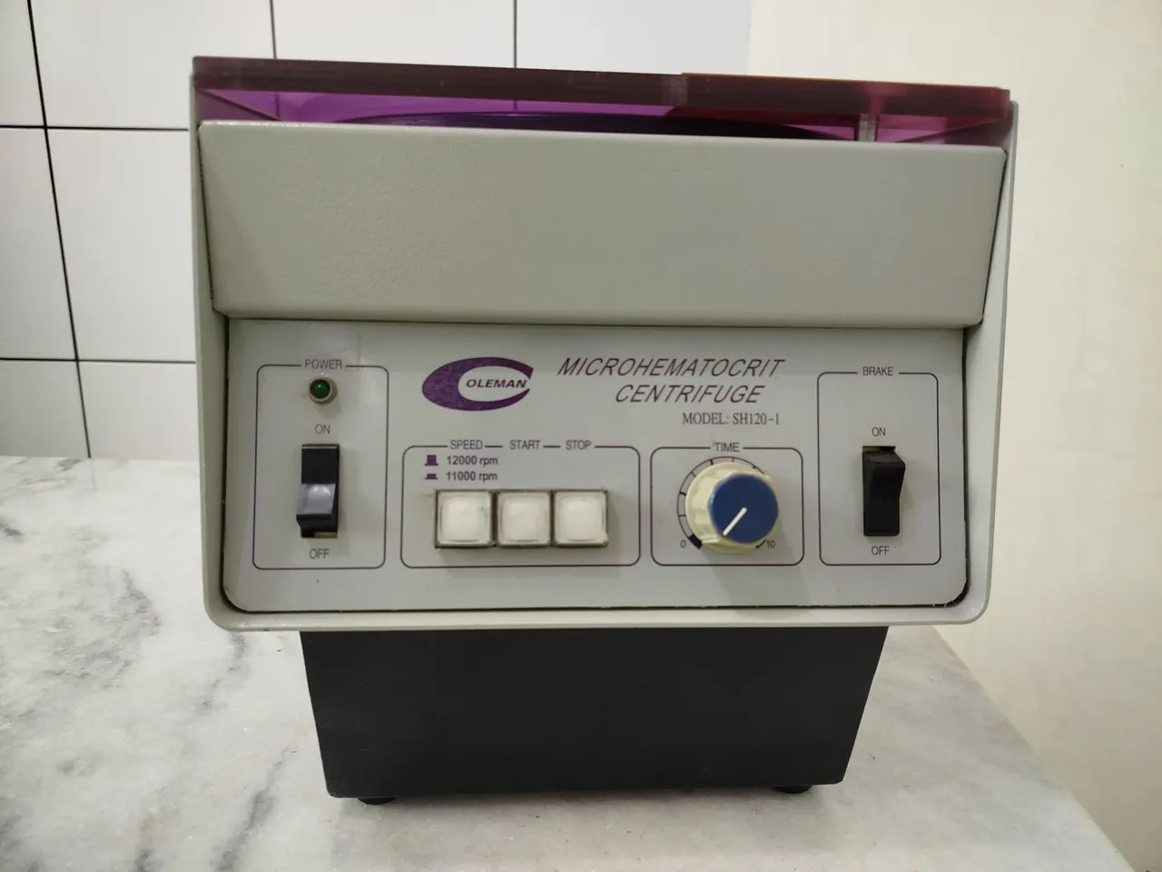 Centrífuga Microhematócrito SH120-1