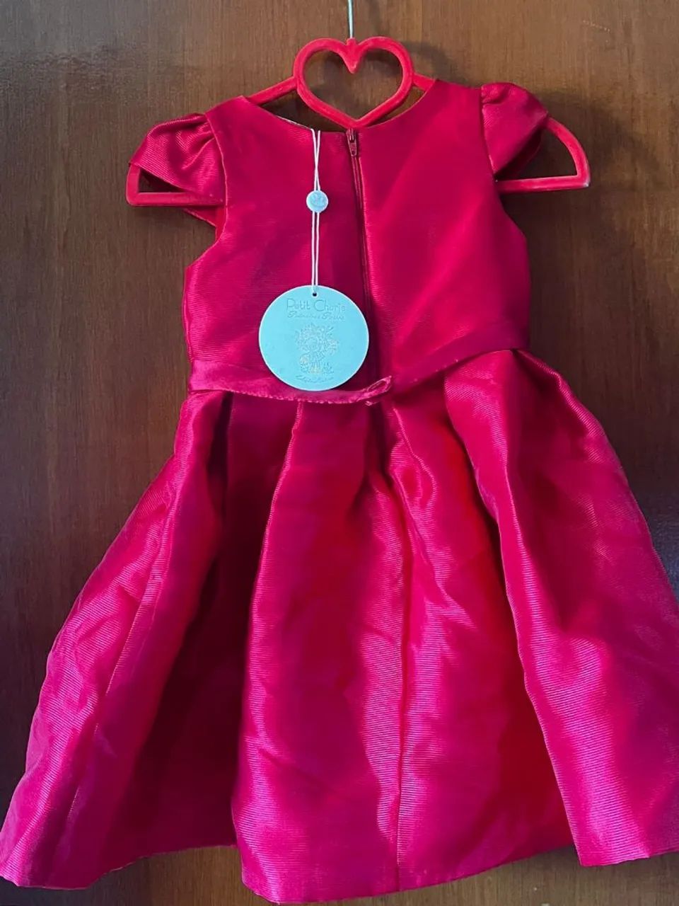 Vestido Vermelho com Laço - Foto 2