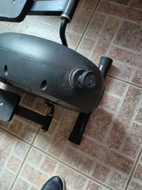 Elíptico Magnético Polimet Light - Preto/Laranja - Foto 3