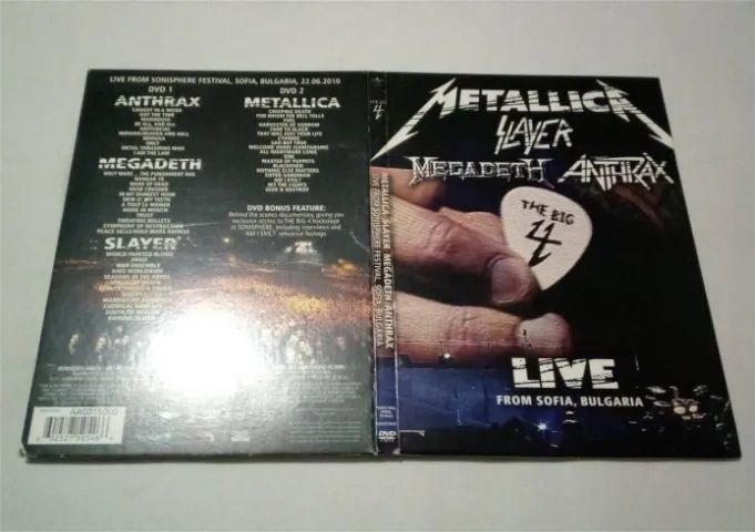 The Big 4: Live From Sofia, Bulgaria - Box Set Com 2 Dvds + 5 Cds - Leia todo o anuncio  - Foto 5