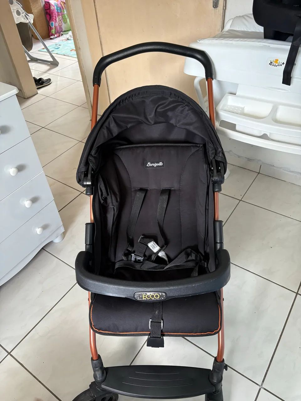 Carrinho de bebê burigotto novo!  - Foto 2