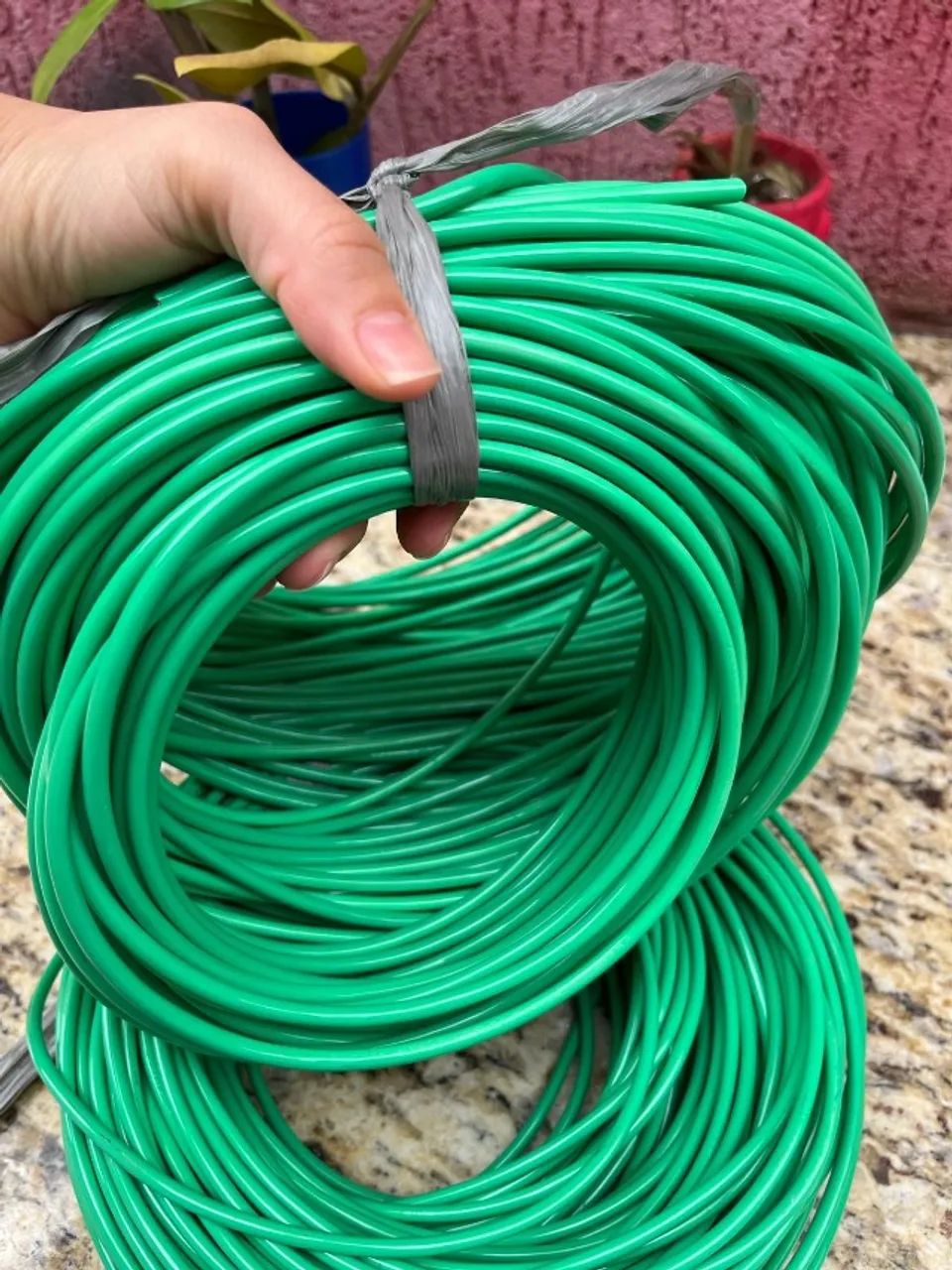 CABO FLEXÍVEL 004. 00MM 750V VERDE 50 METROS - Foto 3