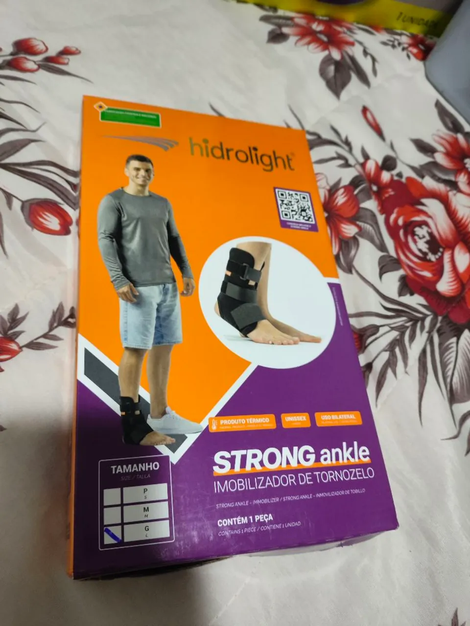Imobilizador de Tornozelo Strong Ankle Hidrolight Tam. G