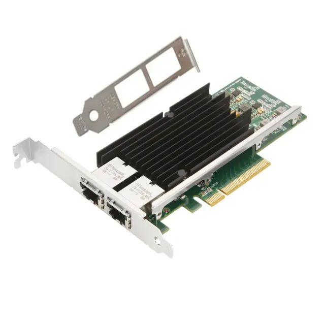 Placa De Rede Convergido Pci-e Intel X540-t2 10gb Rj45 Dual Port