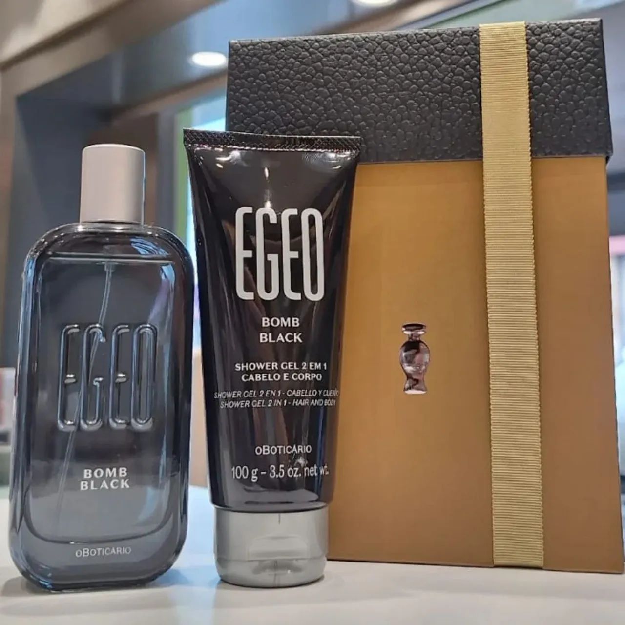 Kit Egeo Bomb Black O Boticário