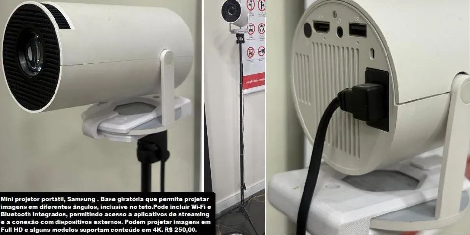 Mini projetor portátil