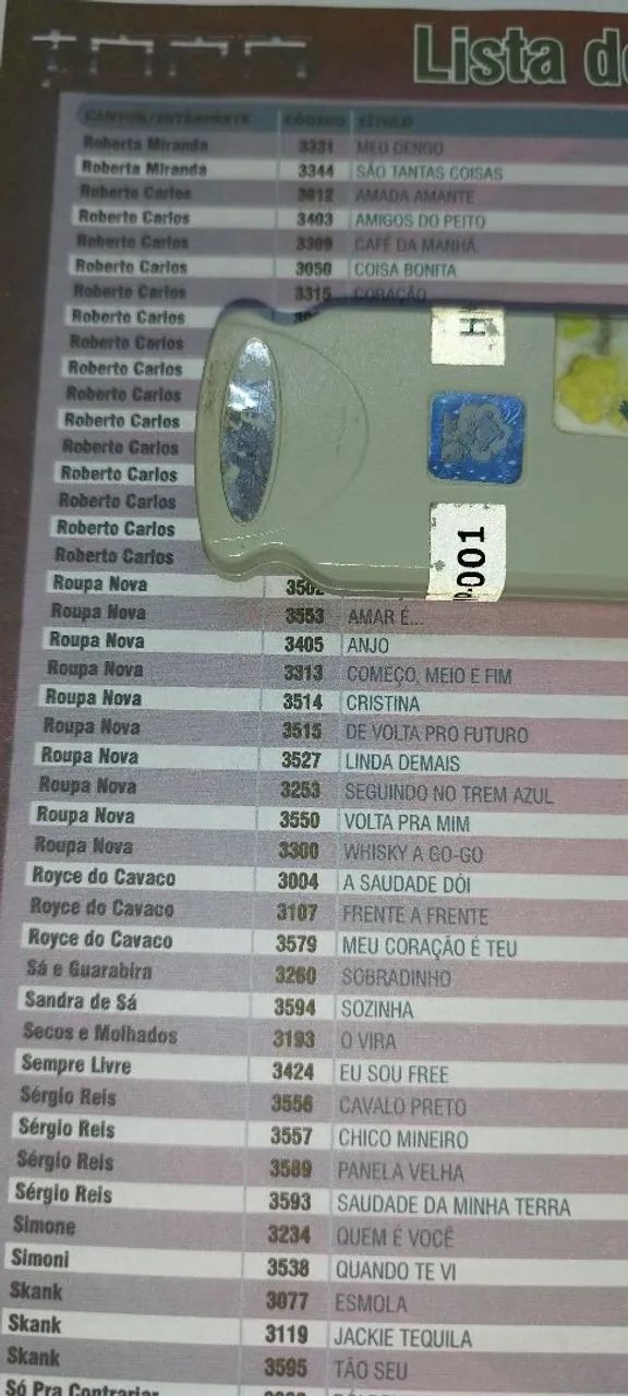 Cartucho HMP/IMP 001 - mais 7 pag. Lista de Músicas - Foto 5