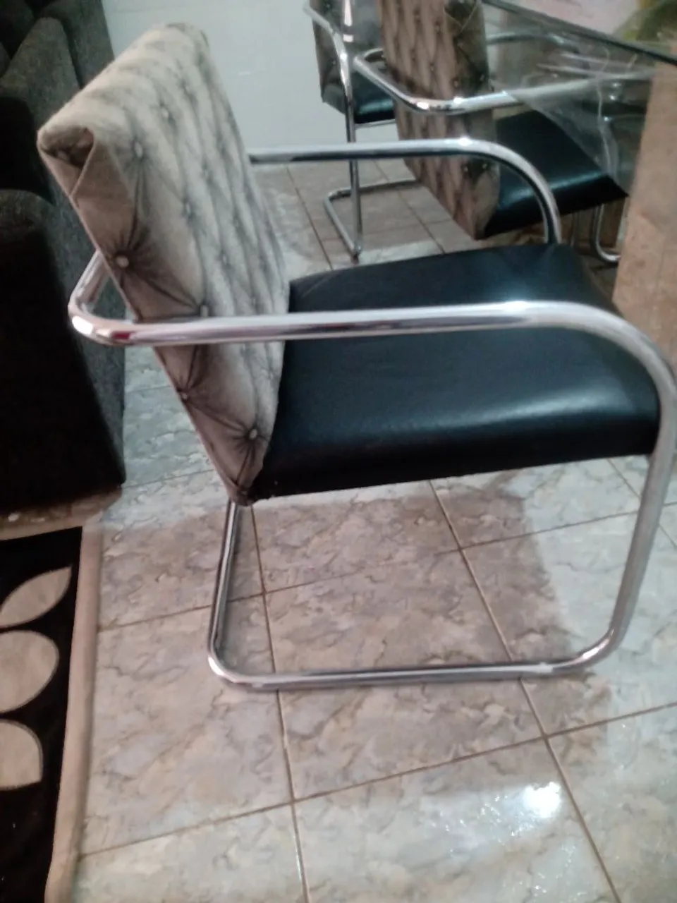 Conjunto de 6 Cadeiras de Metal para Cozinha