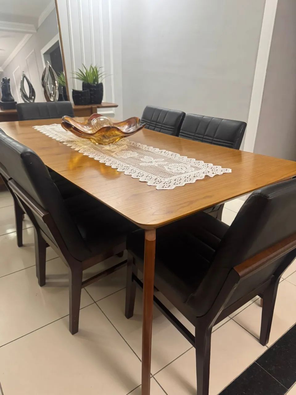 Mesa de madeira maciça  - Foto 2