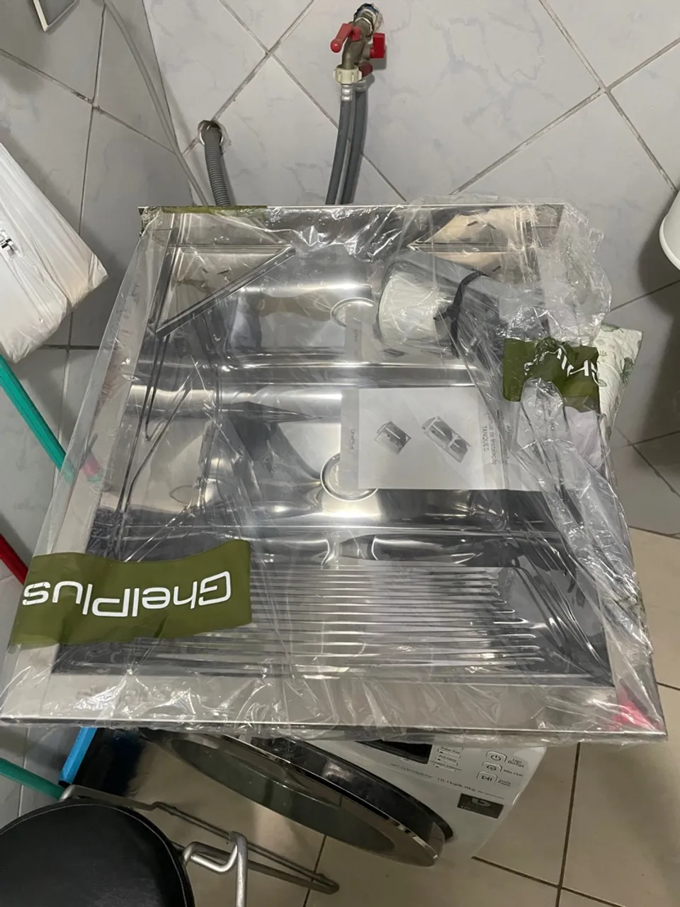 Cuba de pia de aço inox Ghelplus nova